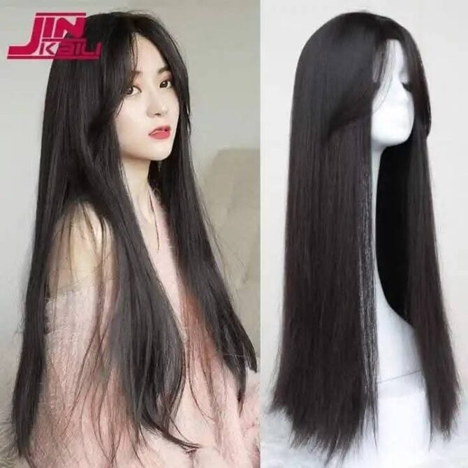 Full Wig 34 Inch Long (পুরো মাথার চুল ৩৪ ইঞ্চি লম্বা) - Image 3
